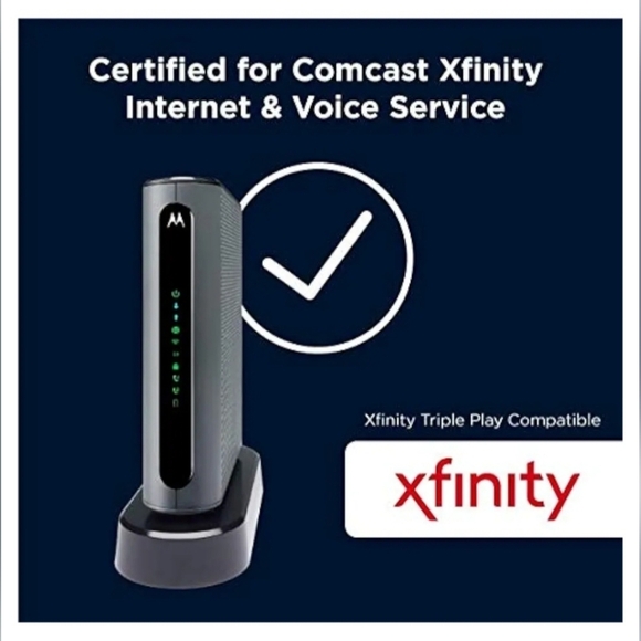NIB Motorola Cable Modem Plus WiFi Router plus 2 Phone Lines - Picture 5 of 8